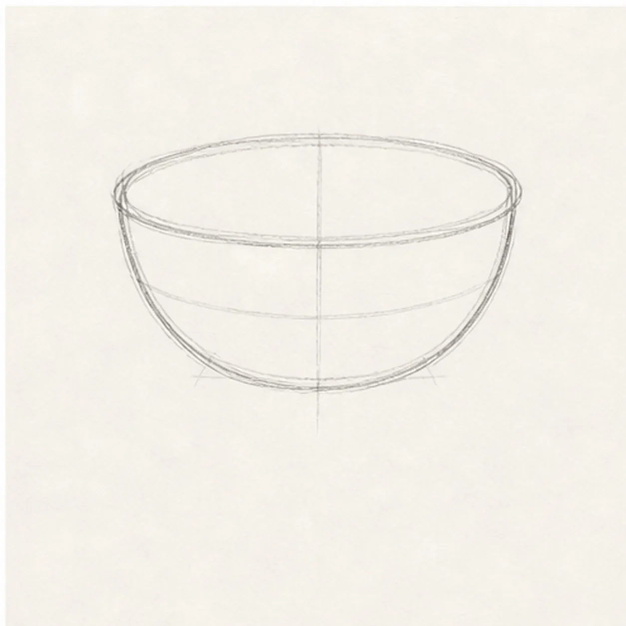 Block the grill bowl stage for how to draw a grill doodle