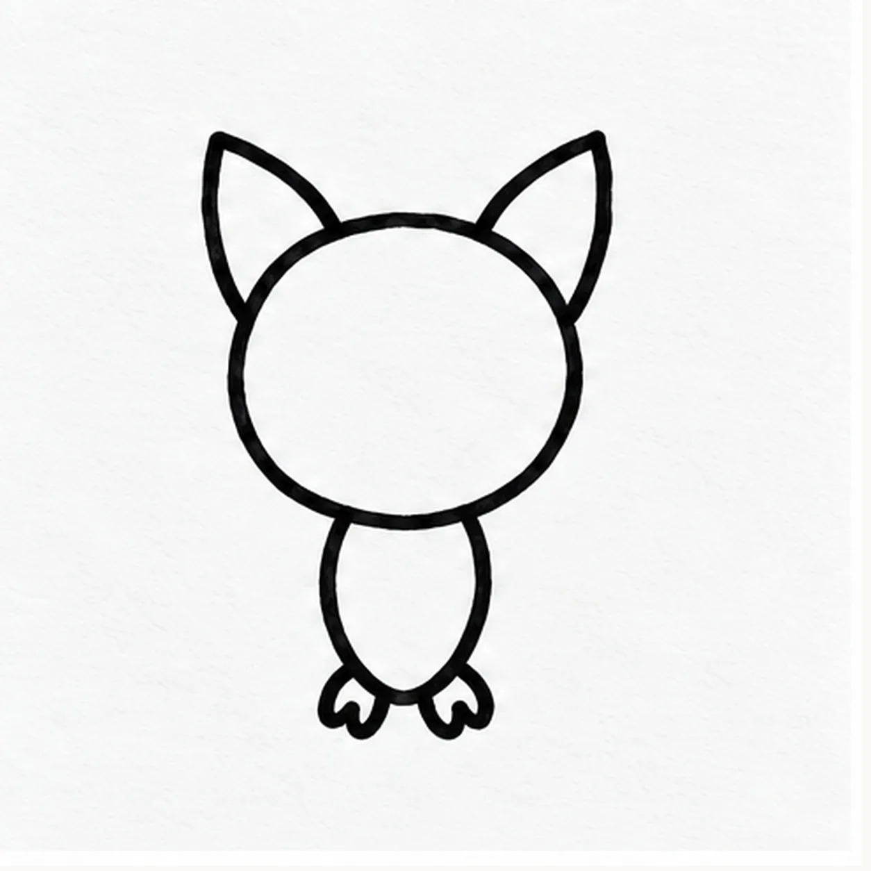 Hang the small body stage for how to draw a flying bat