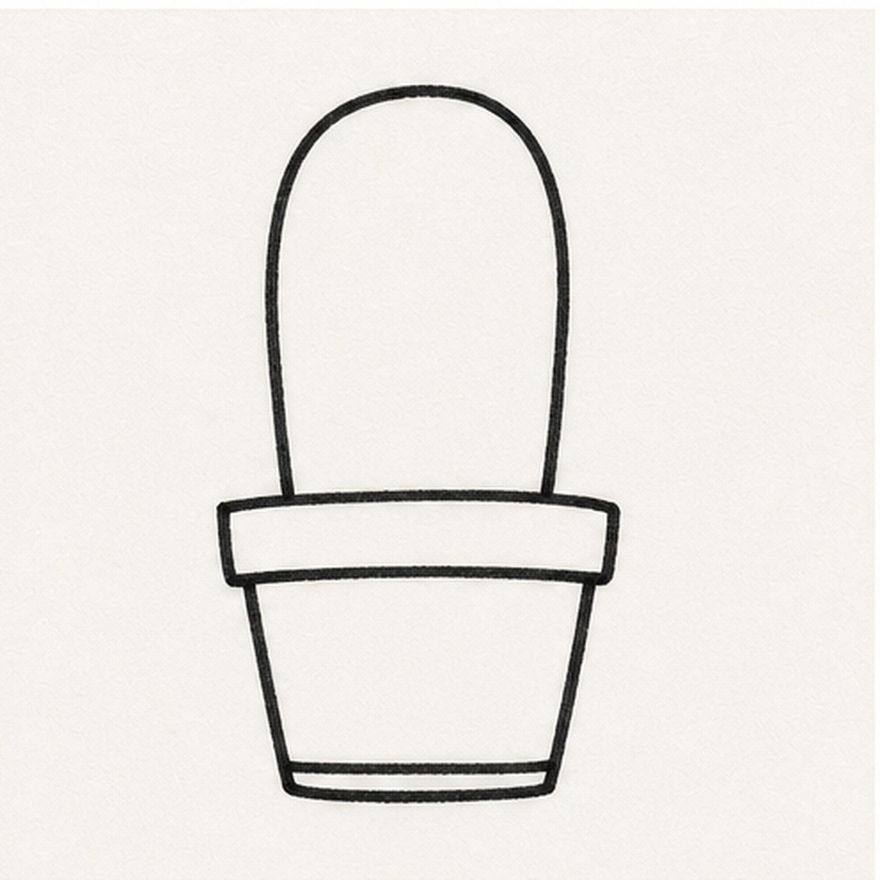 Grow the main stem stage for how to draw a cactus sticker