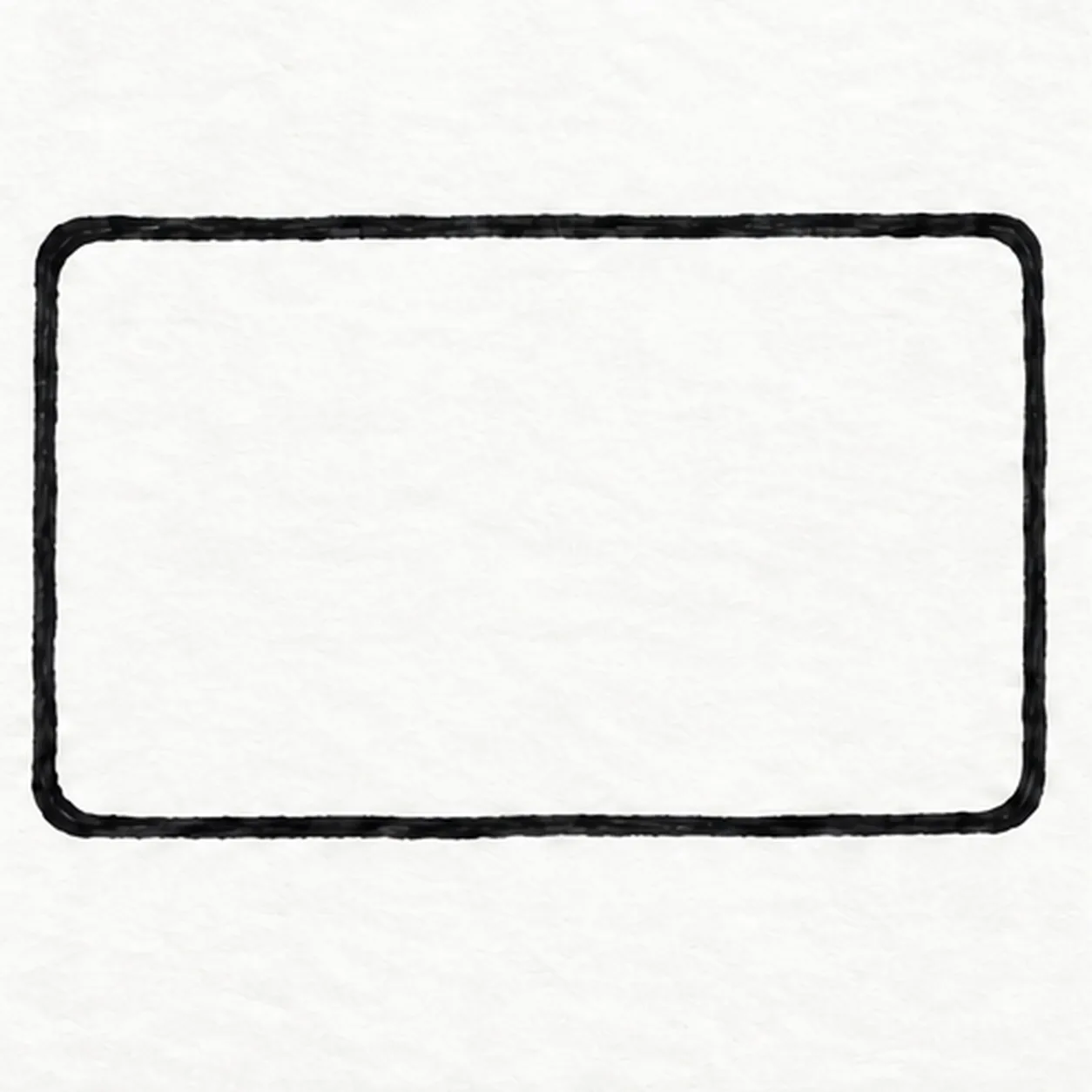 Outline the cassette stage for how to draw a cartoon cassette tape