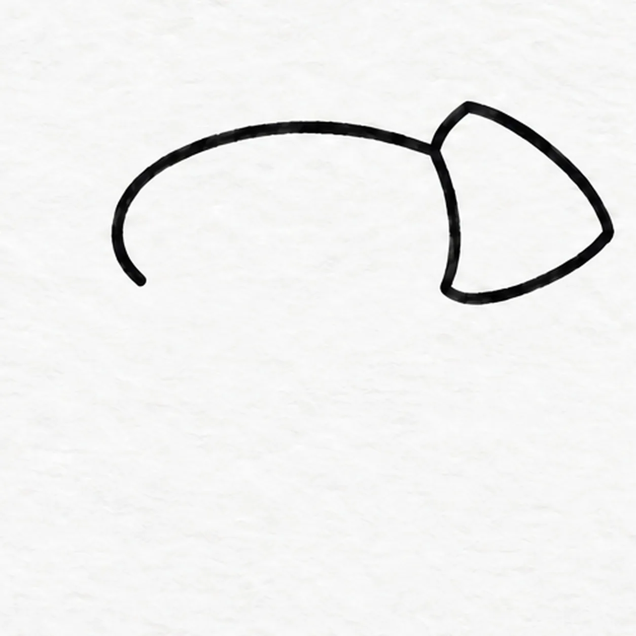 Draw the back and head stage for how to draw a chameleon on a branch
