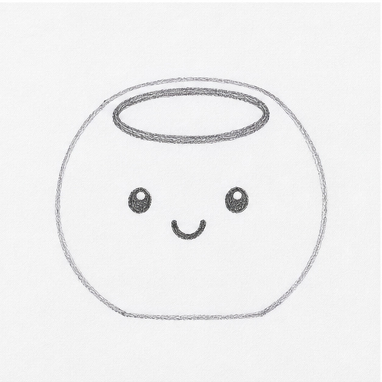 Add the face stage for how to draw a cartoon coconut drink