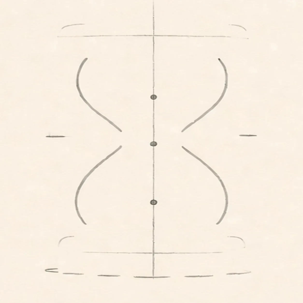 Map the timer stage for how to draw a cartoon hourglass