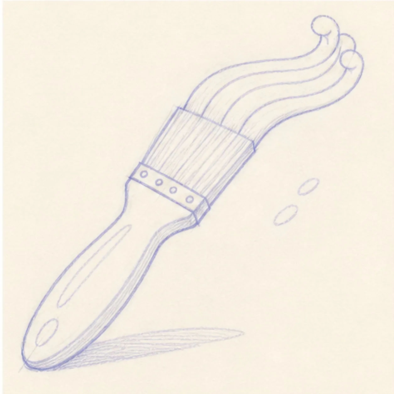 Reserve the highlights and shadow stage for how to draw a rainbow paintbrush