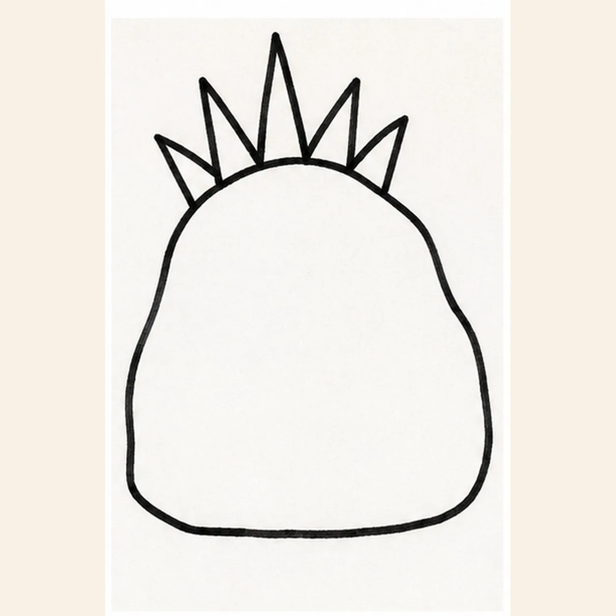 Spike up the mohawk stage for how to draw a punky pet rock