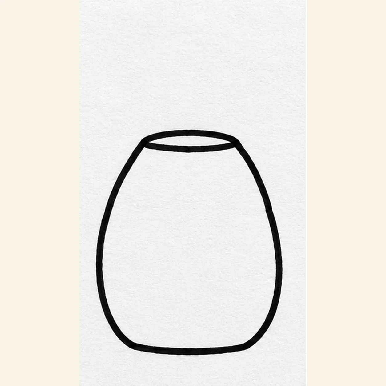 Shape the pineapple stage for how to draw a pineapple