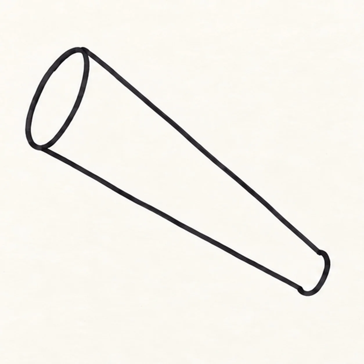 Shape the spyglass barrel stage for how to draw a cartoon pirate spyglass