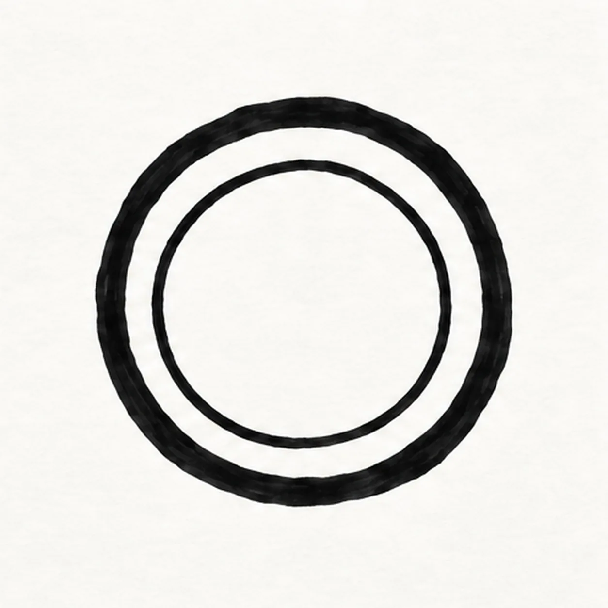 Mark the rice ring stage for how to draw a cartoon sushi roll
