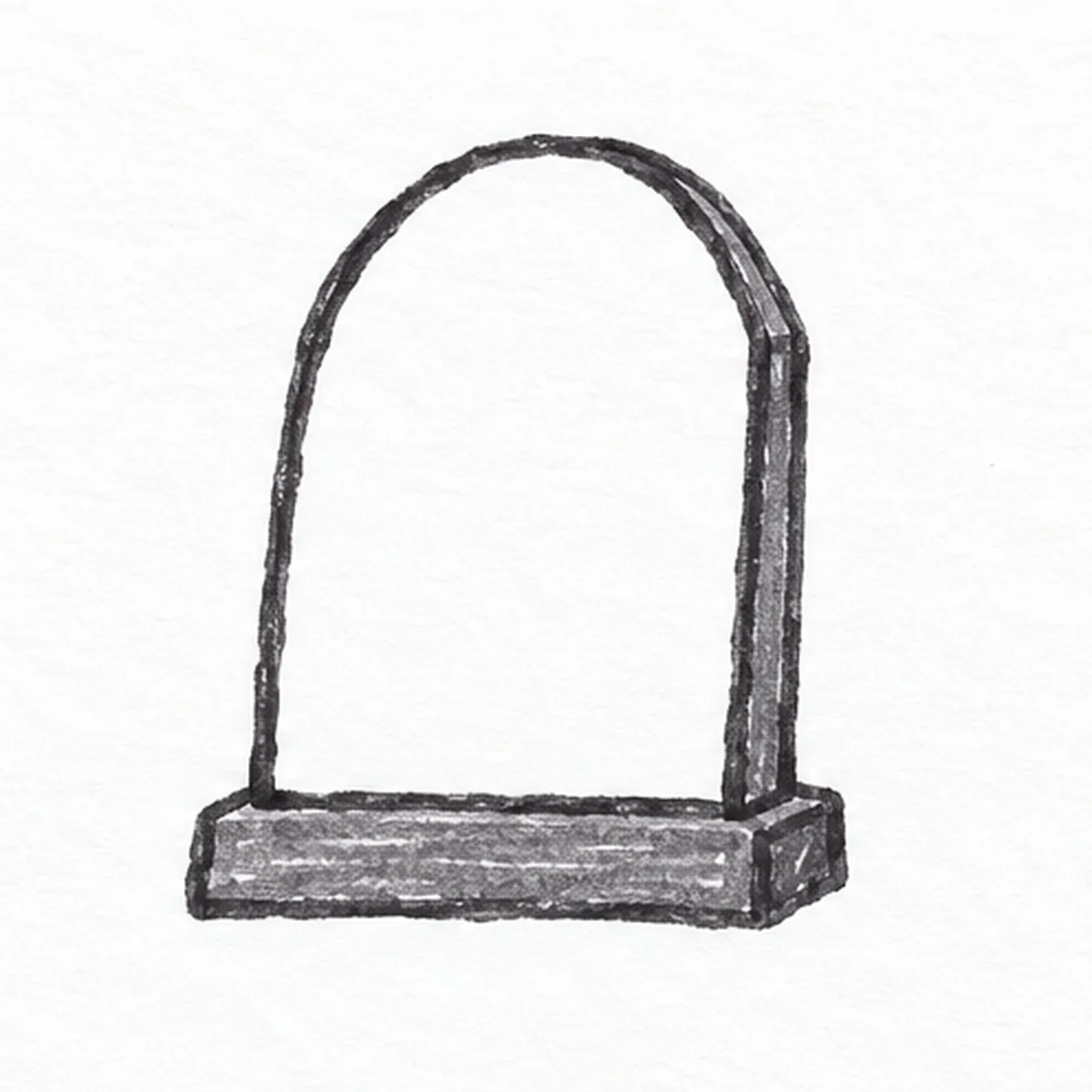 Set the base stage for how to draw a tombstone