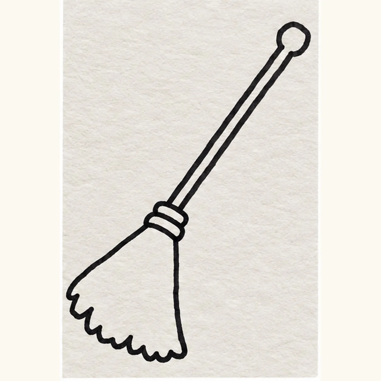 Draw the wrapped collar stage for how to draw a witch's broom