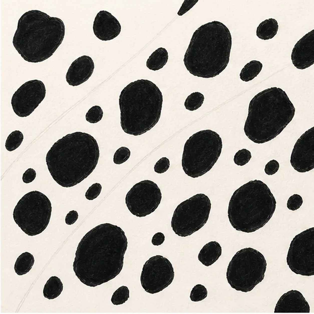 Ink the spot rhythm stage for how to draw a cheetah-print pattern
