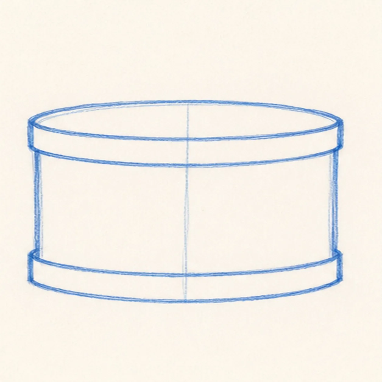 Band the rims stage for how to draw a parade drum