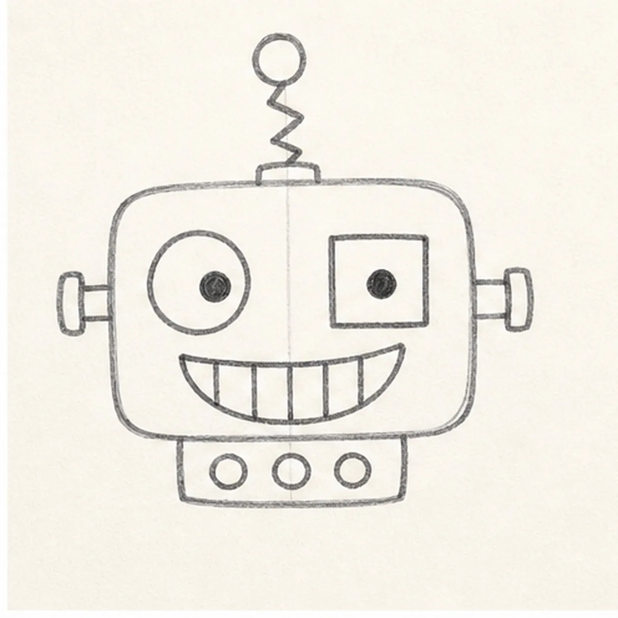 Add the button panel stage for how to draw a silly robot head