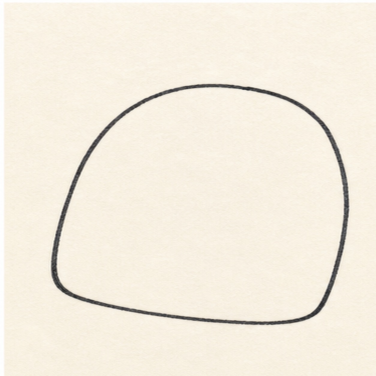 Shape the bottle stage for how to draw a sunscreen bottle