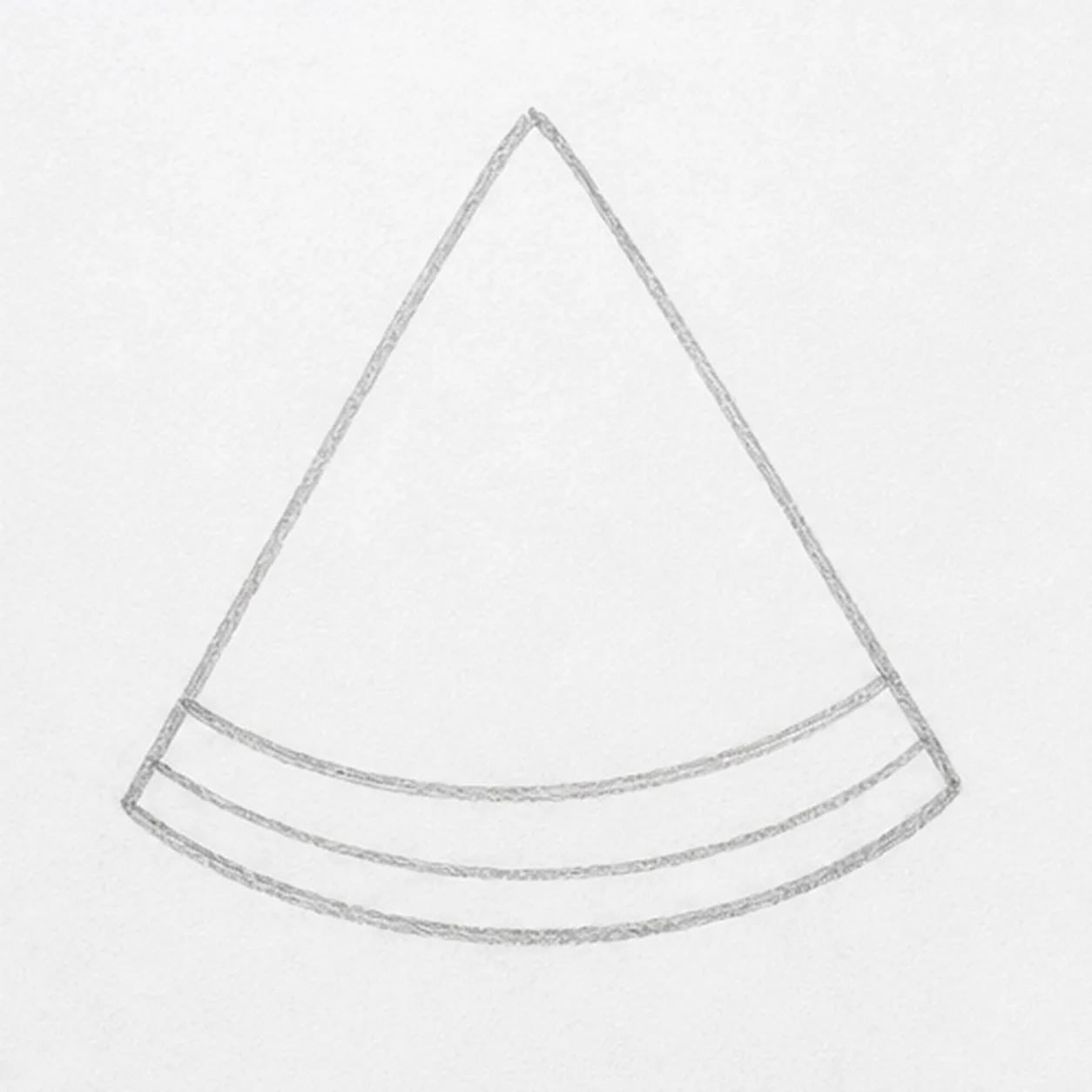 Add the rind stage for how to draw a watermelon wedge