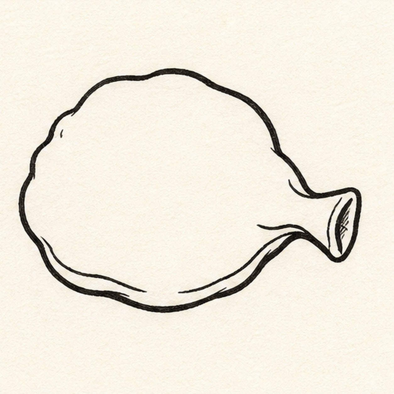Ink the prank shape stage for how to draw a whoopee cushion